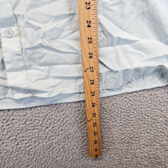 Patagonia Shirt Mens Size XL Blue Organic Cotton‎ Short Sleeve Button Up - Picture 10 of 11